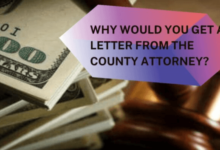 Why Would You Get a Letter From the County Attorney