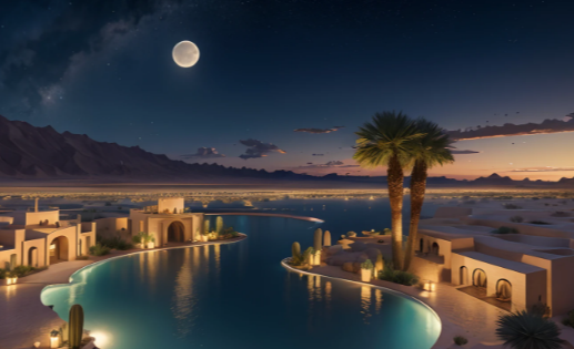 Desert Dreamscape: Transforming Dubai's Pools with Stunning Landscapes